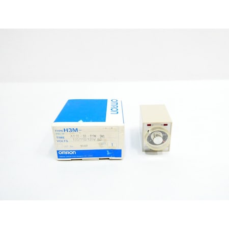Omron 100/110/120V-AC TIMER H3M